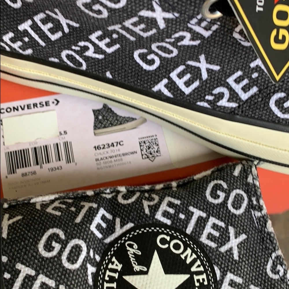 CONVERSE CHUCK 70 Hi black/white/brown men’s ••• - Picture 12 of 16